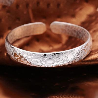 Aurora Open Bangle - Romi Jewel