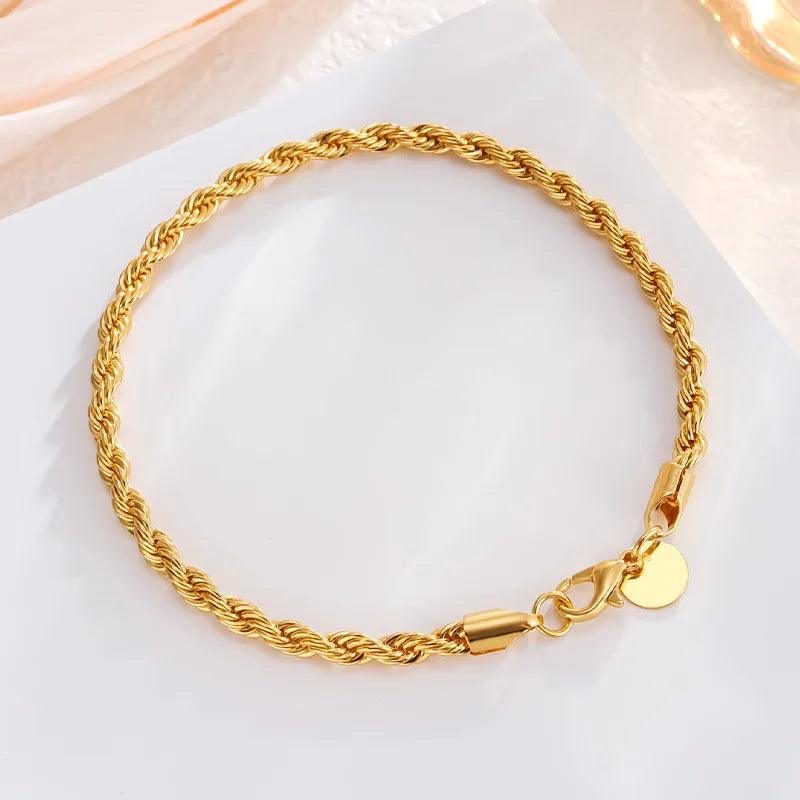 Emma Twisted Rope Bracelets - Romi Jewel