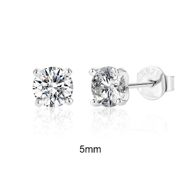 Sparkling Moissanite Studs - Romi Jewel