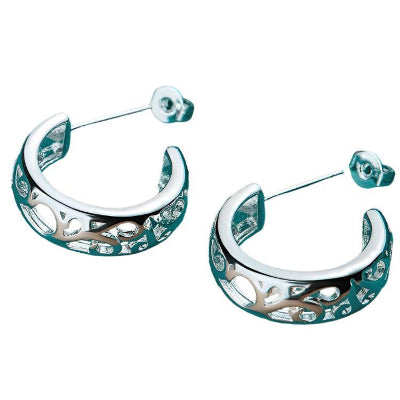 Geometric Silver Studs - Romi Jewel