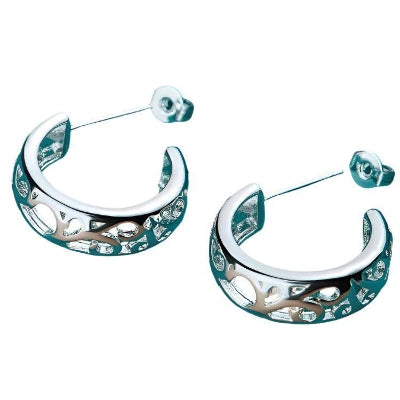 Geometric Silver Studs - Romi Jewel