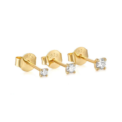 Sparkling Moissanite Studs - Romi Jewel