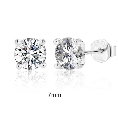 Sparkling Moissanite Studs - Romi Jewel