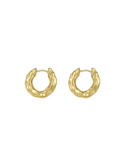 Sterling Silver Hoop Earrings - Romi Jewel