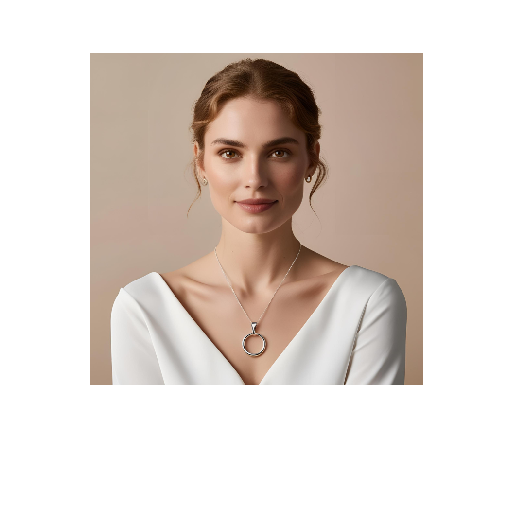 Choosing the best Silver Pendant to Match a Woman's face