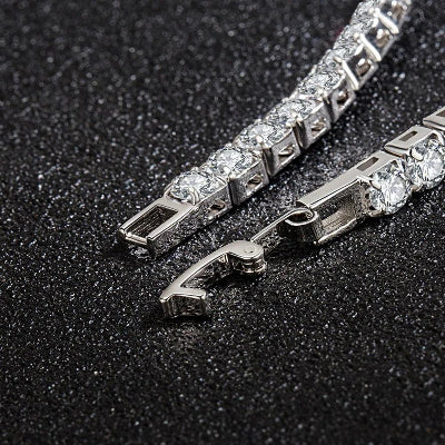 Sterling Silver Tennis Bracelet - Romi Jewel