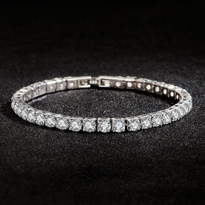 Sterling Silver Tennis Bracelet - Romi Jewel