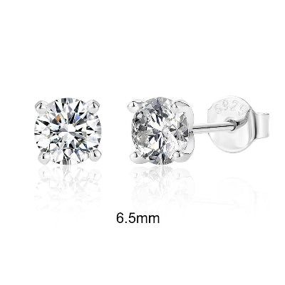 Sparkling Moissanite Studs - Romi Jewel