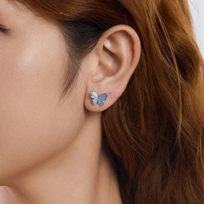 Blue Butterfly Jewelry Set - Romi Jewel