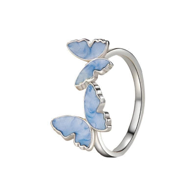 Blue Butterfly Jewelry Set - Romi Jewel